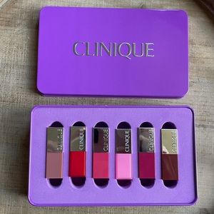 LIMITED EDITION Clinique Pop Part Lipstick Lip Colour Set